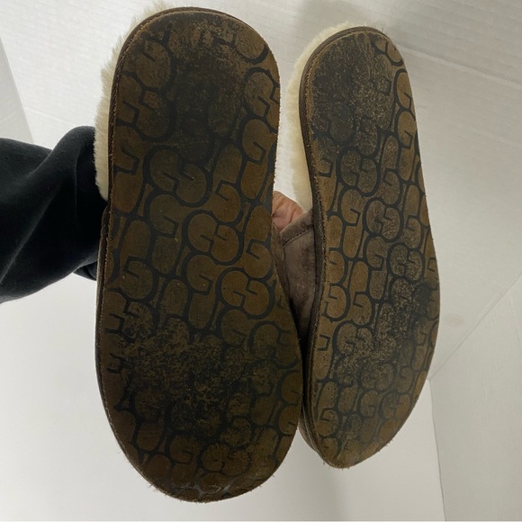 Ugg Men's Scuff Cocoa Suede Slippers Size 11 - Picture 6 of 7